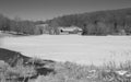 Peaks of Otter Lodge in the Winter. Royalty Free Stock Photo